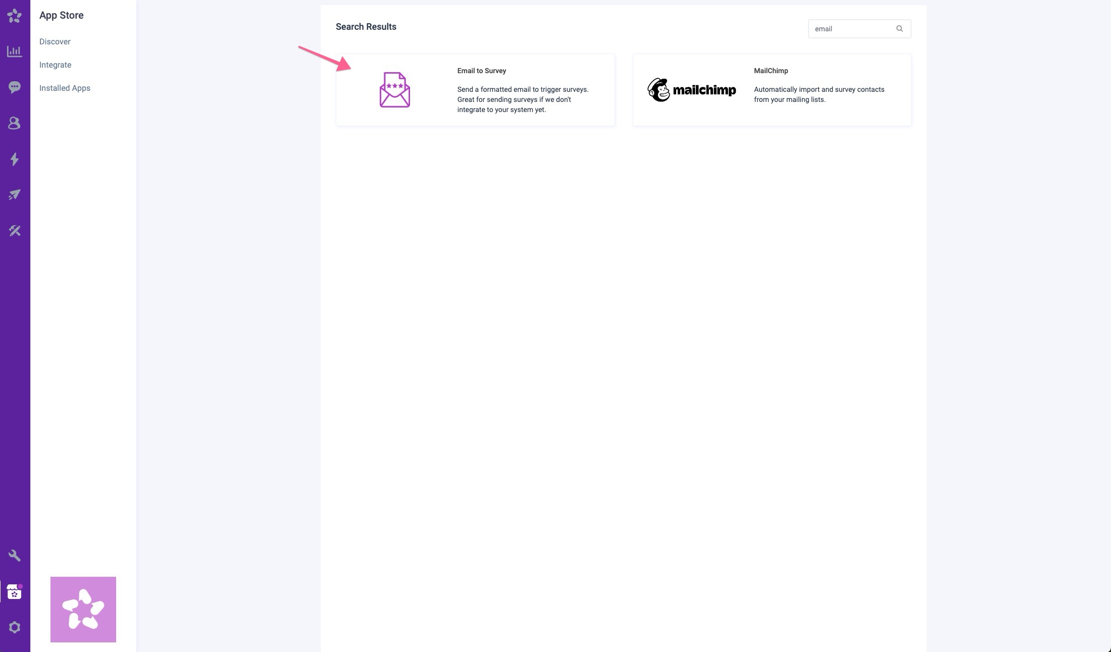 Email to Survey in App Store.jpg